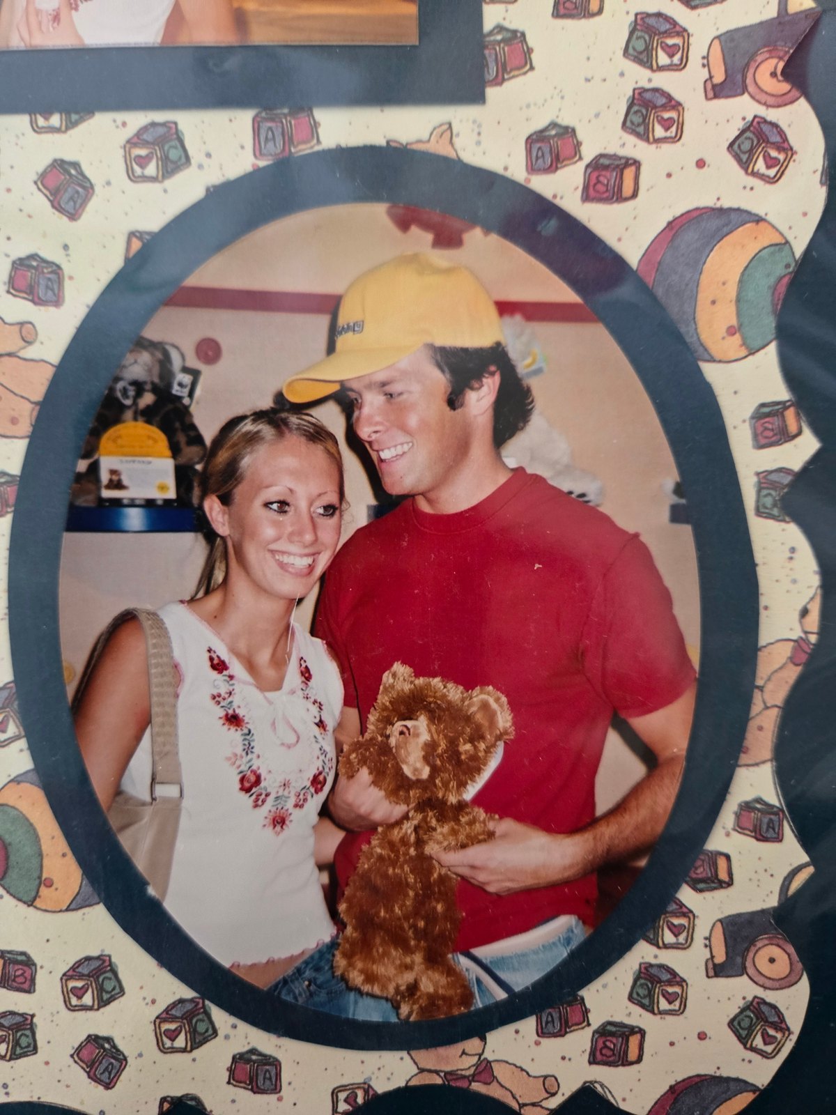 Peter and the woman who became his wife, photographed while they were dating some twenty years ago